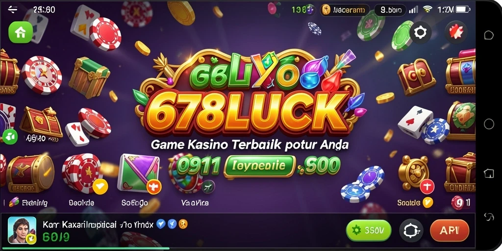 Tangkapan layar gameplay 678LUCK menampilkan aksi permainan kasino yang intens.