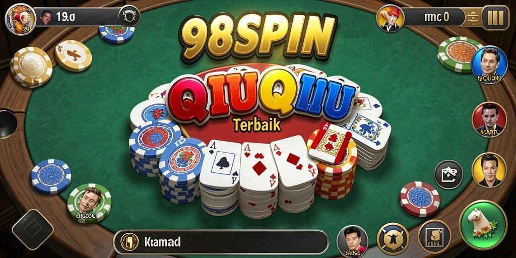 Gameplay seru dari permainan QiuQiu 98SPIN.