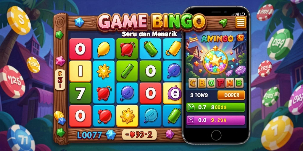 Gameplay seru Bingo dalam C0077 yang menghibur.