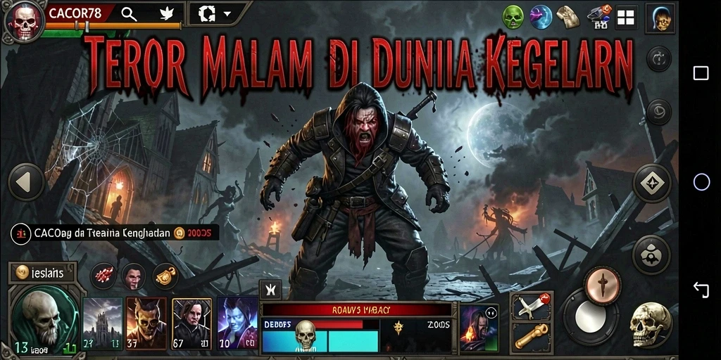 Gameplay mendebarkan dengan momen-momen menakutkan di CACOR78.