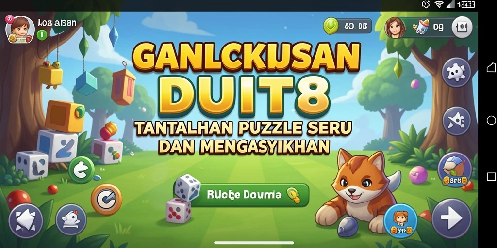 Gambar tampilan gameplay seru dalam DUIT8.