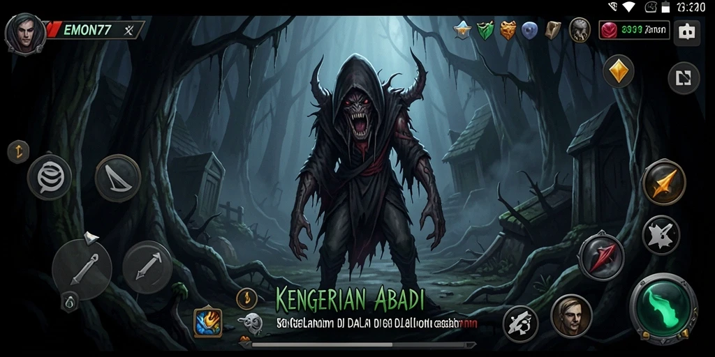 Gameplay EMON77 yang menegangkan dan mencekam.
