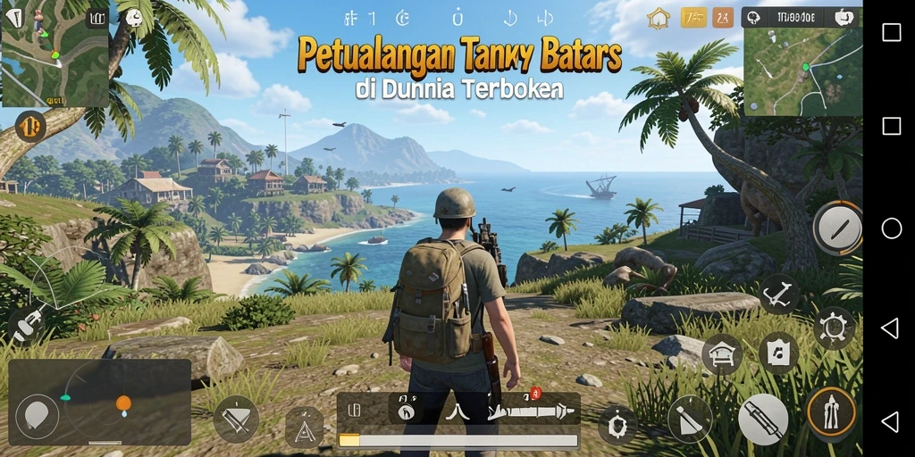 Tangkapan layar F7F7 menampilkan petualangan seru dalam dunia terbuka.