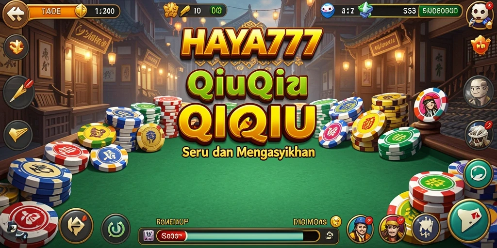 Tangkapan layar HAYA777 menampilkan aksi seru permainan QiuQiu.