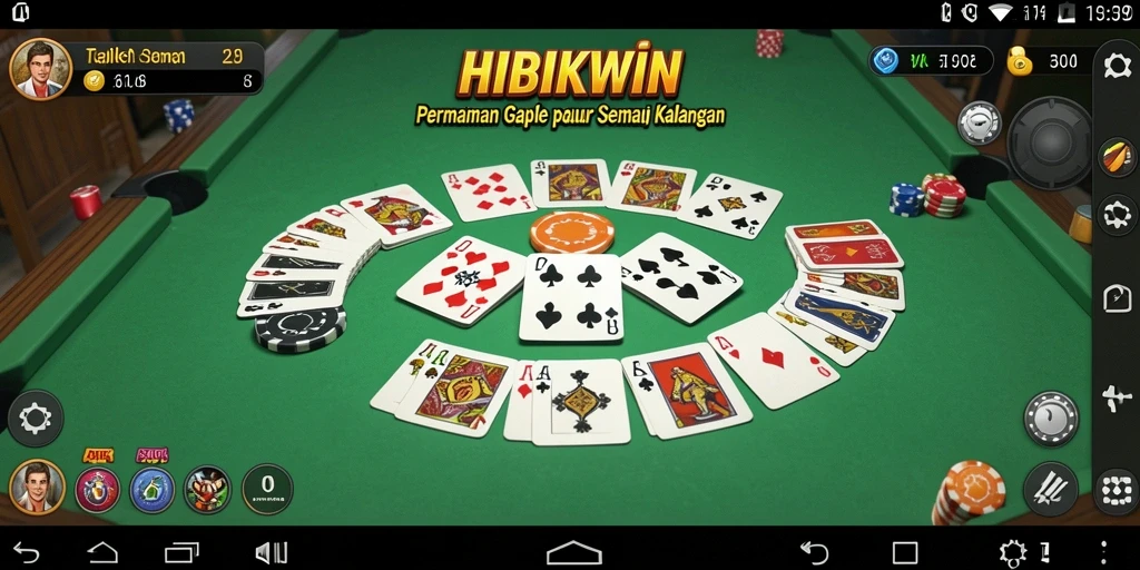 Screenshot gameplay HIBIKWIN yang seru dan kompetitif.