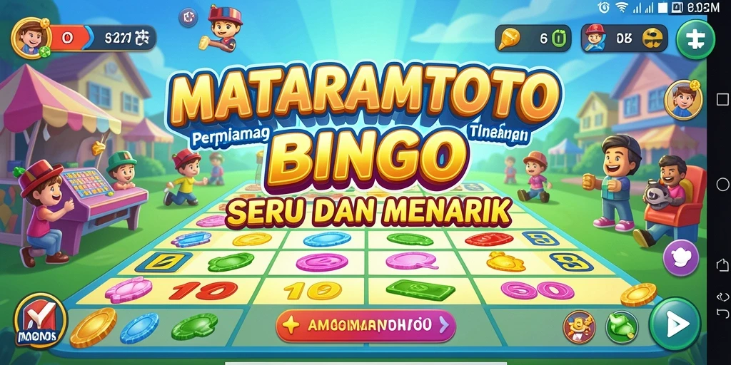Tampilan gameplay Bingo yang seru dan menegangkan di MATARAMTOTO.