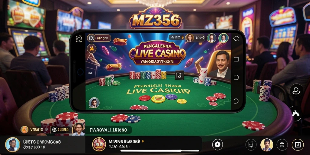 Gameplay MZ356 yang seru dan interaktif dalam Live Casino.