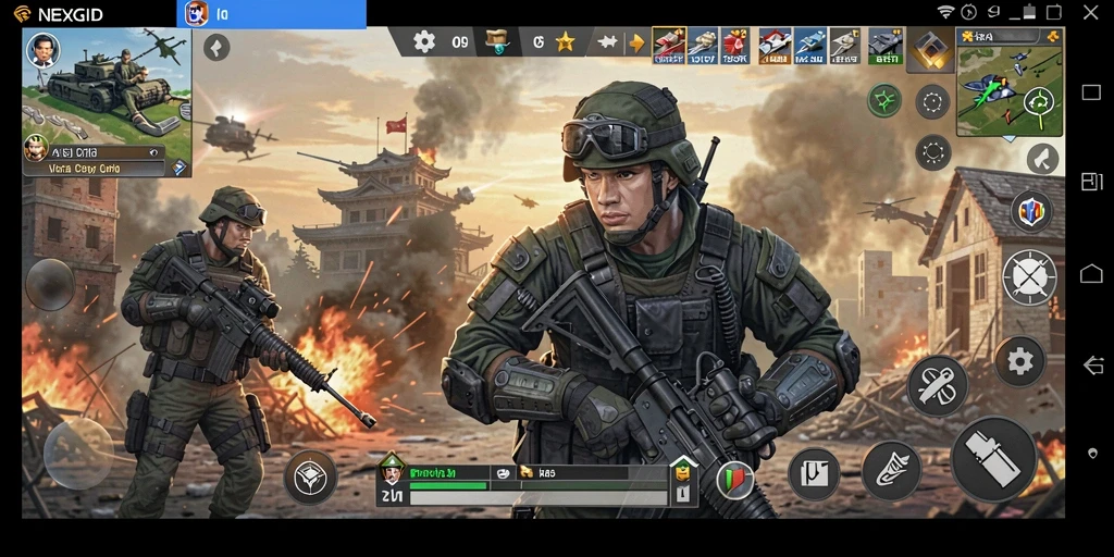 Gameplay seru dan menegangkan dalam NEXGID.