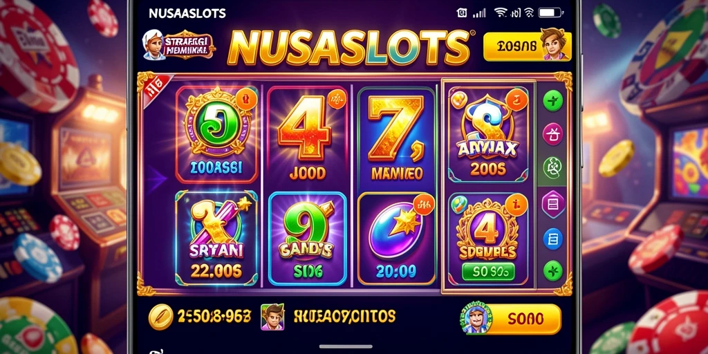 Tampilan gameplay menarik dari NUSASLOTS yang penuh strategi.