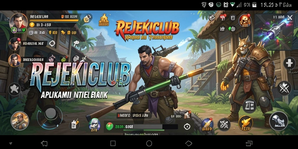 Tampilan antarmuka REJEKICLUB yang intuitif dan modern.