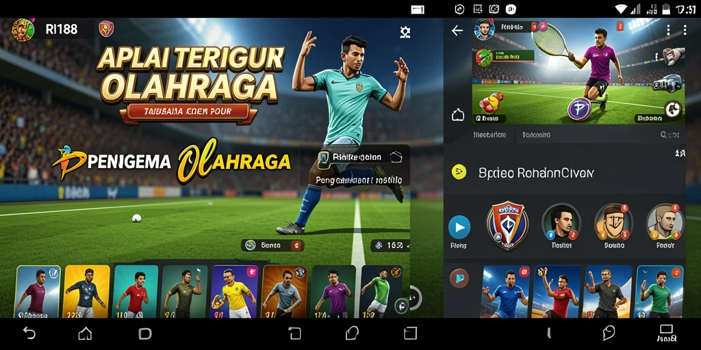 Tampilan gameplay RI188 yang mendebarkan dan penuh aksi olahraga.