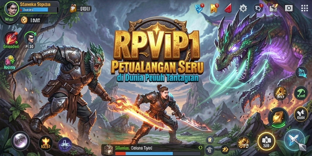 Tampilan gameplay RPVIP1 yang mendebarkan dan penuh aksinya.
