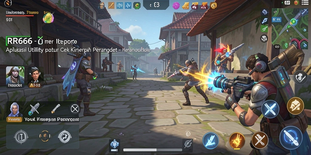 Screenshot RR666 menampilkan dashboard pemantauan kinerja aplikasi.