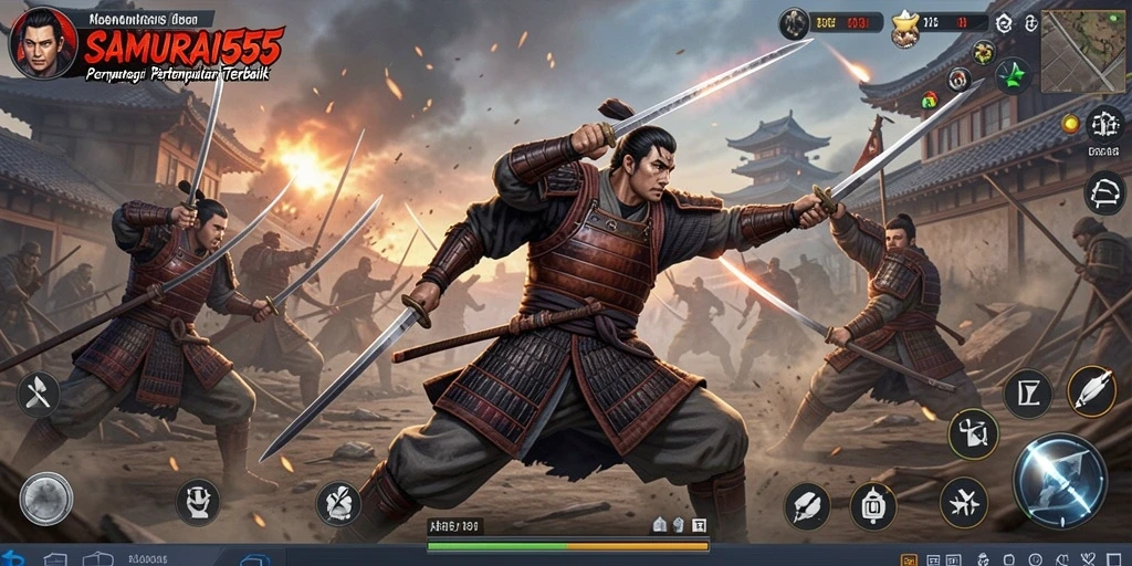 Tampilan menarik dari gameplay <strong>SAMURAI555</strong> yang penuh strategi.