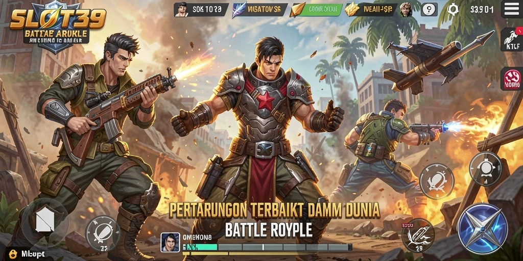 Gameplay SLOT39 menampilkan pertarungan epik dan strategi tim.