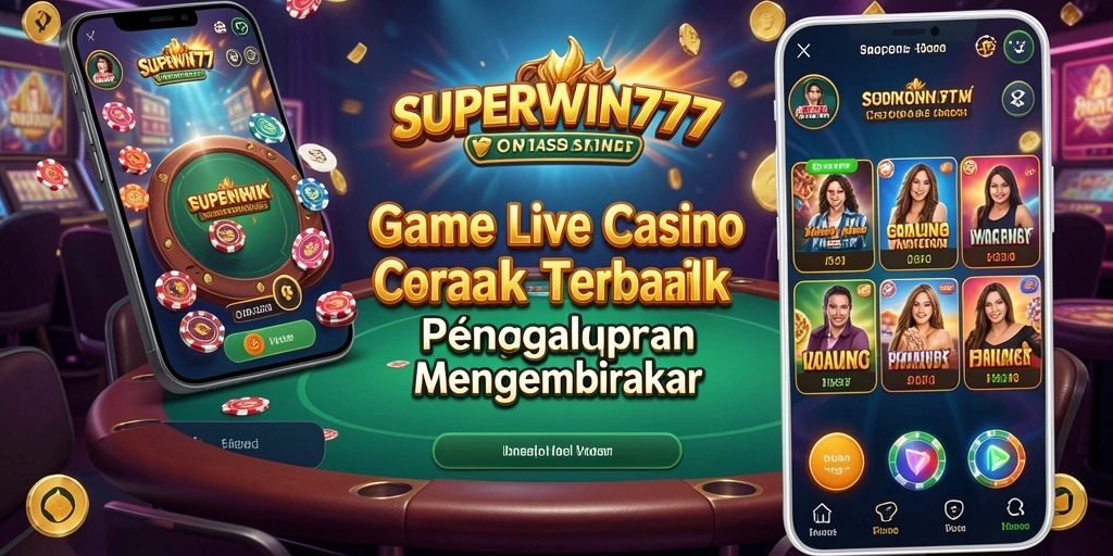 Screenshot gameplay Live Casino SUPERWIN777 yang menarik dan interaktif.