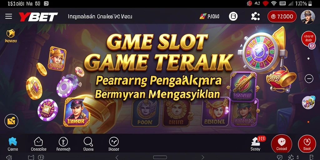 Tampilan gameplay Slot yang menarik dan mengasyikkan di YYBET.