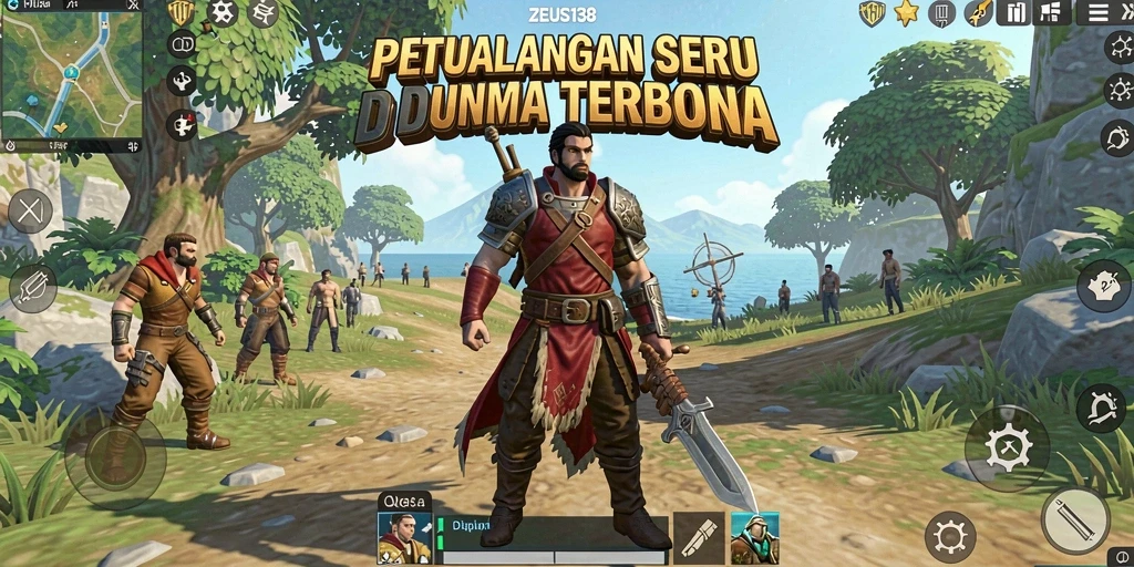 Tampilan gameplay ZEUS138 yang menakjubkan dalam dunia terbuka.